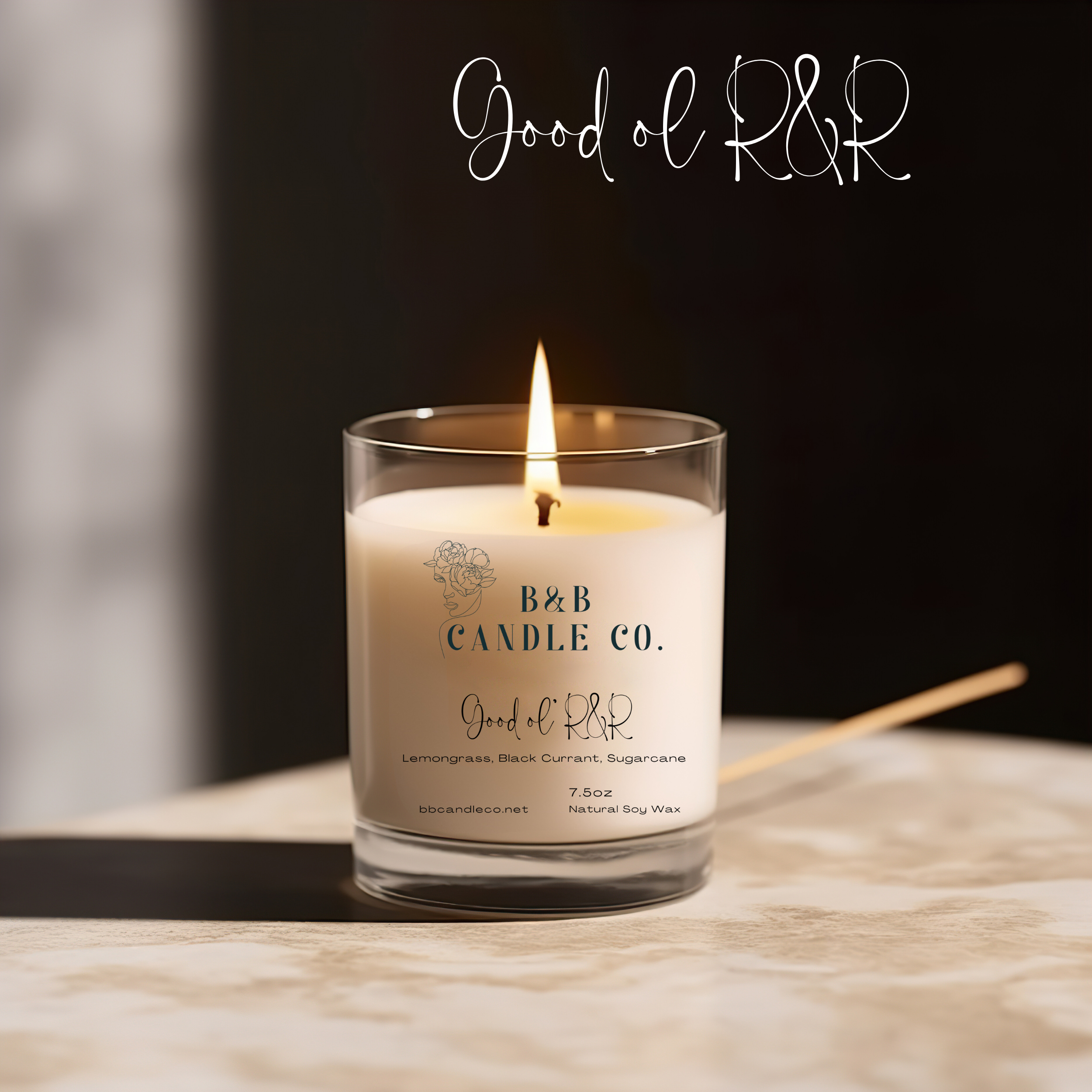 Rest & Relax Scented 7.5 Ounce Candle Aromatherapy