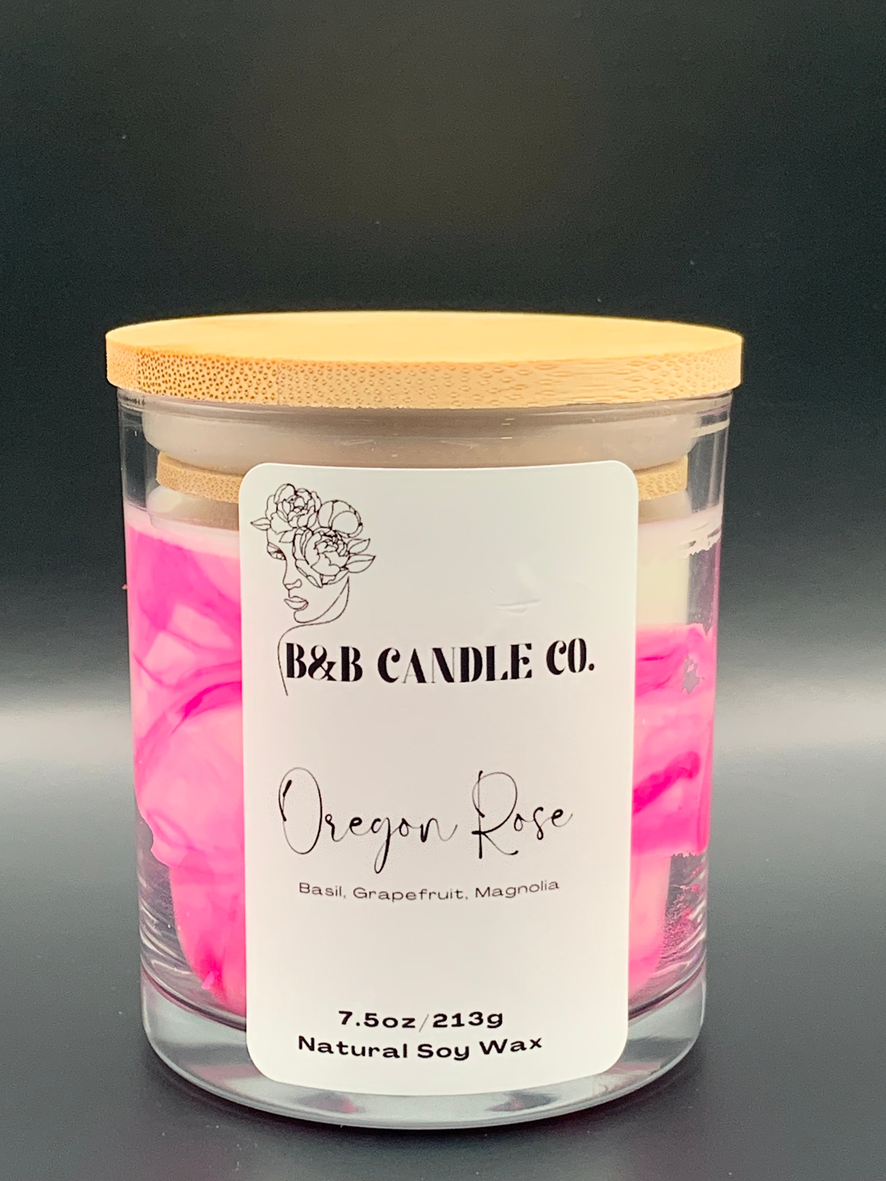 Oregon Rose Scented Candle | Captivating Rose and Fresh Floral Scents Inspired by Oregon's Beauty