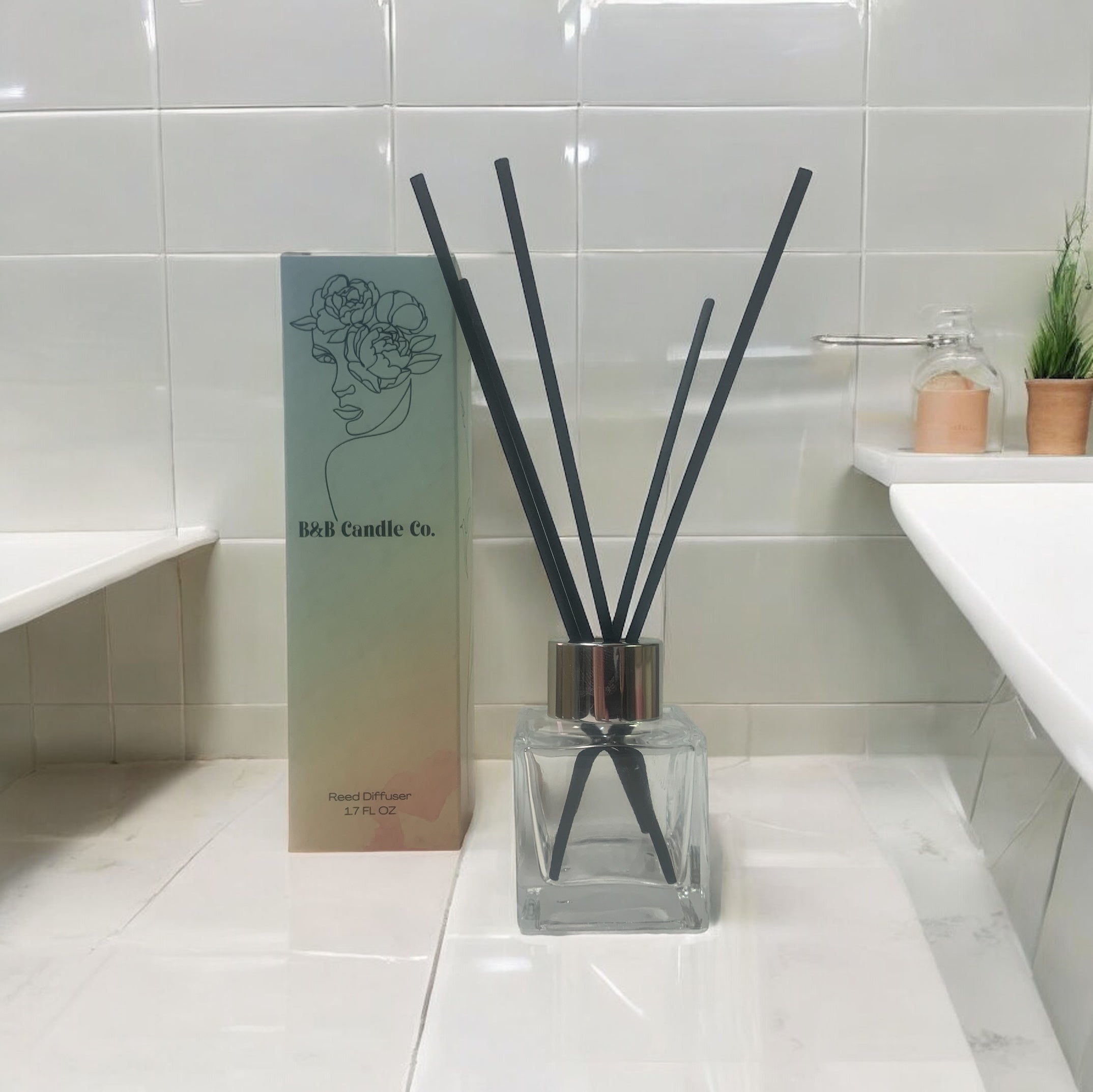 Matcha + Bergamot Reed Diffuser 1.7fl oz Glass