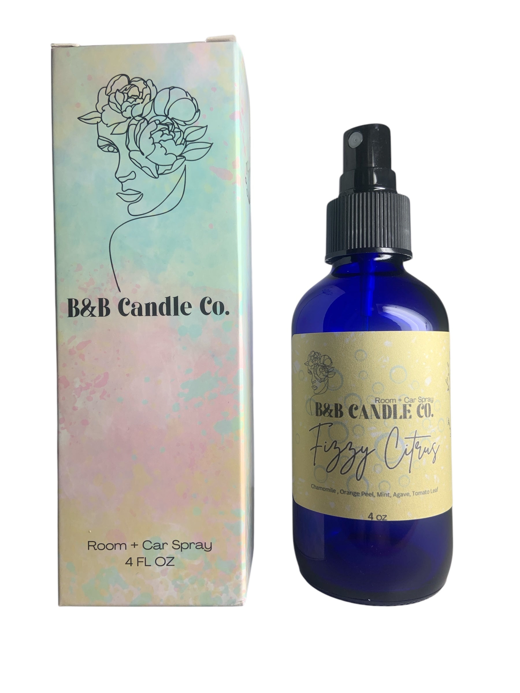 Fizzy Citrus 4oz Glass Room & Car Spray