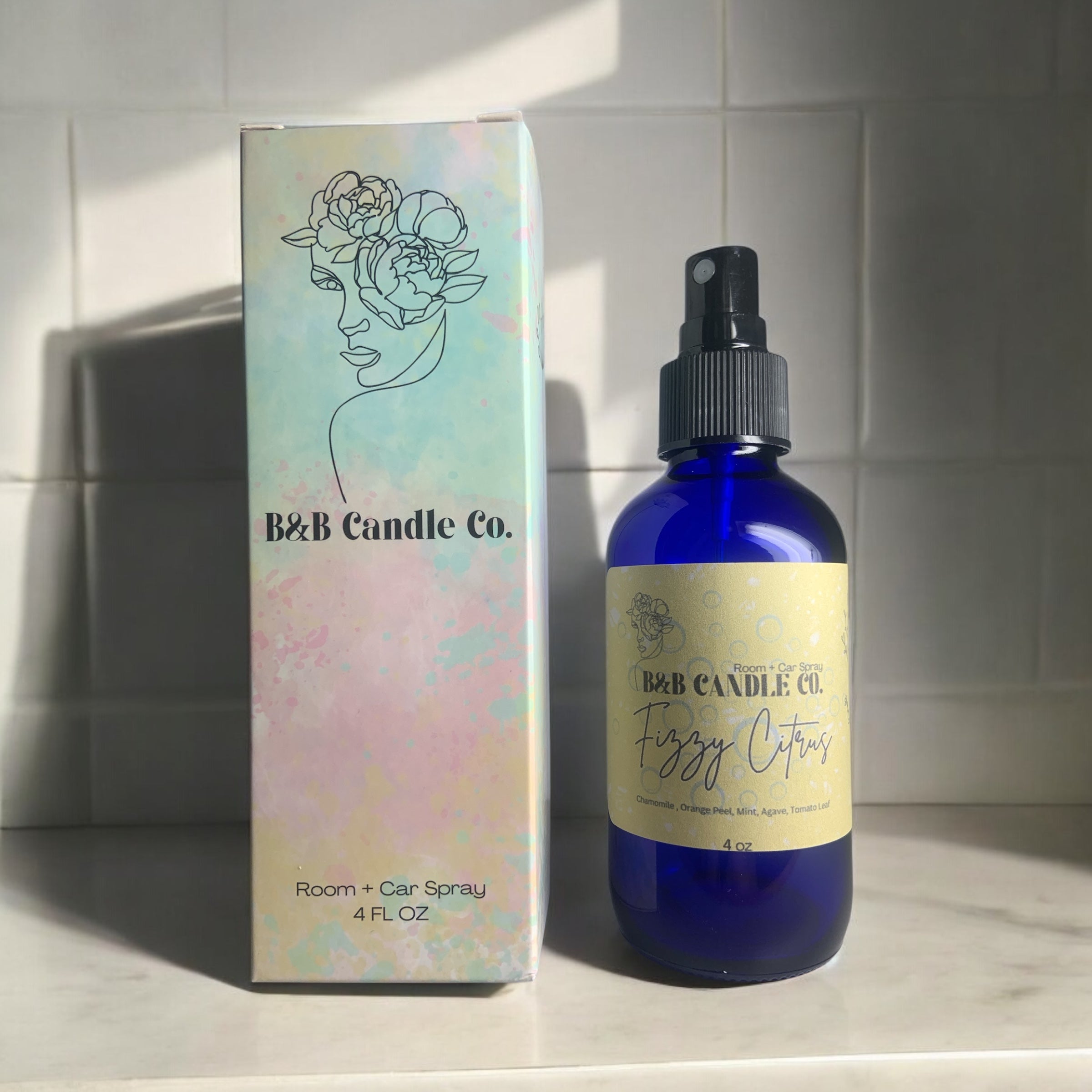 Fizzy Citrus 4oz Glass Room & Car Spray