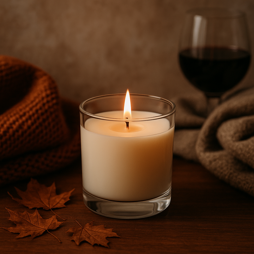 Pumpkin Chai Latte – Warm Pumpkin Spice Candle – 7.5 oz Soy Wax