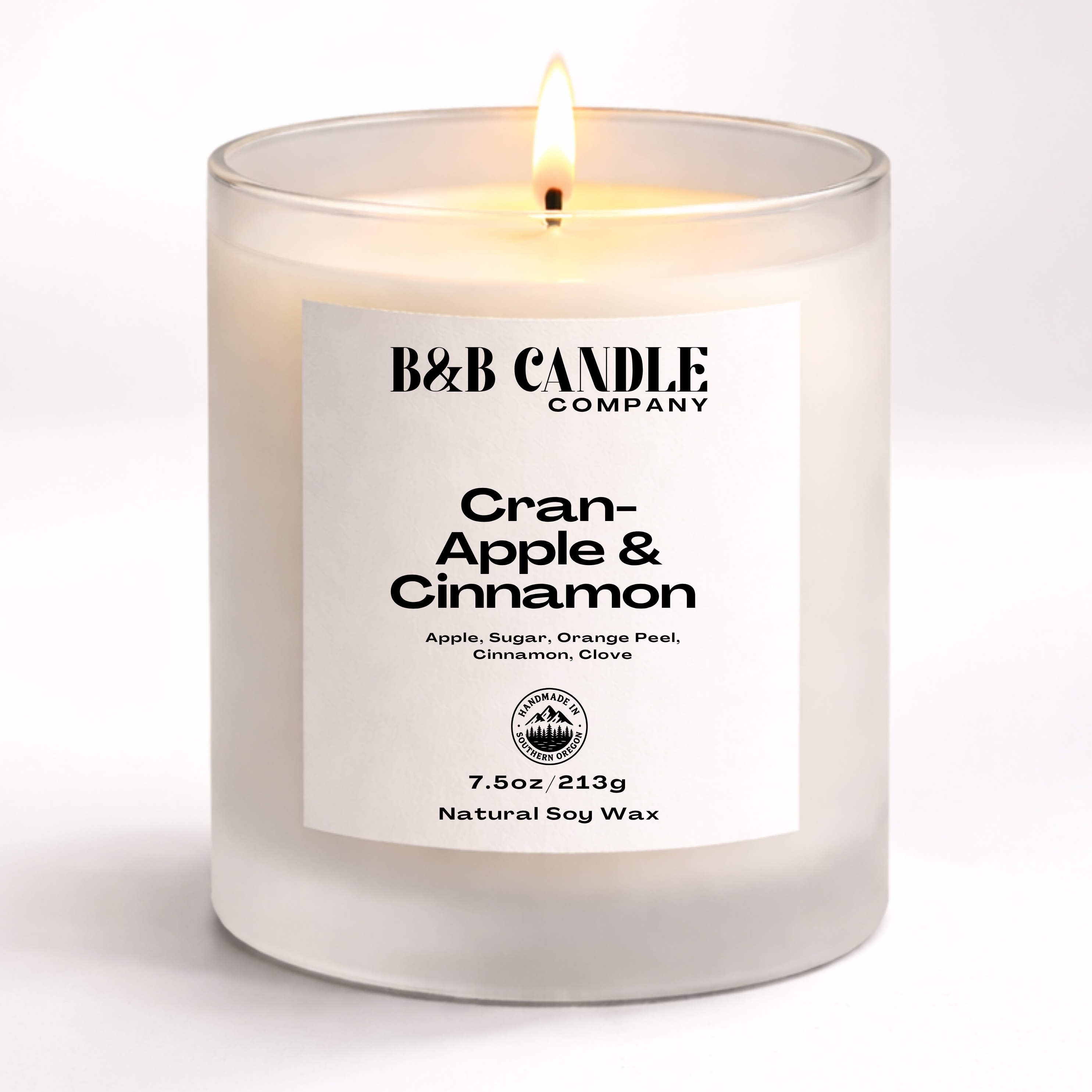 Cran-Apple & Cinnamon Soy Candle | Apple + Cranberry + Cinnamon