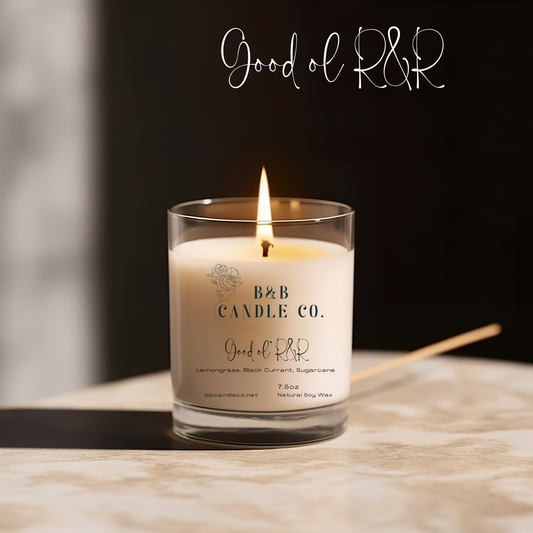 Good Ol R&R Scented 7.5 Ounce Candle Aromatherapy