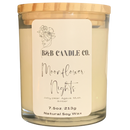 Moonflower Nights 7.5 oz Scented Candle Jasmine Vanilla Amber Pear Aromatherapy