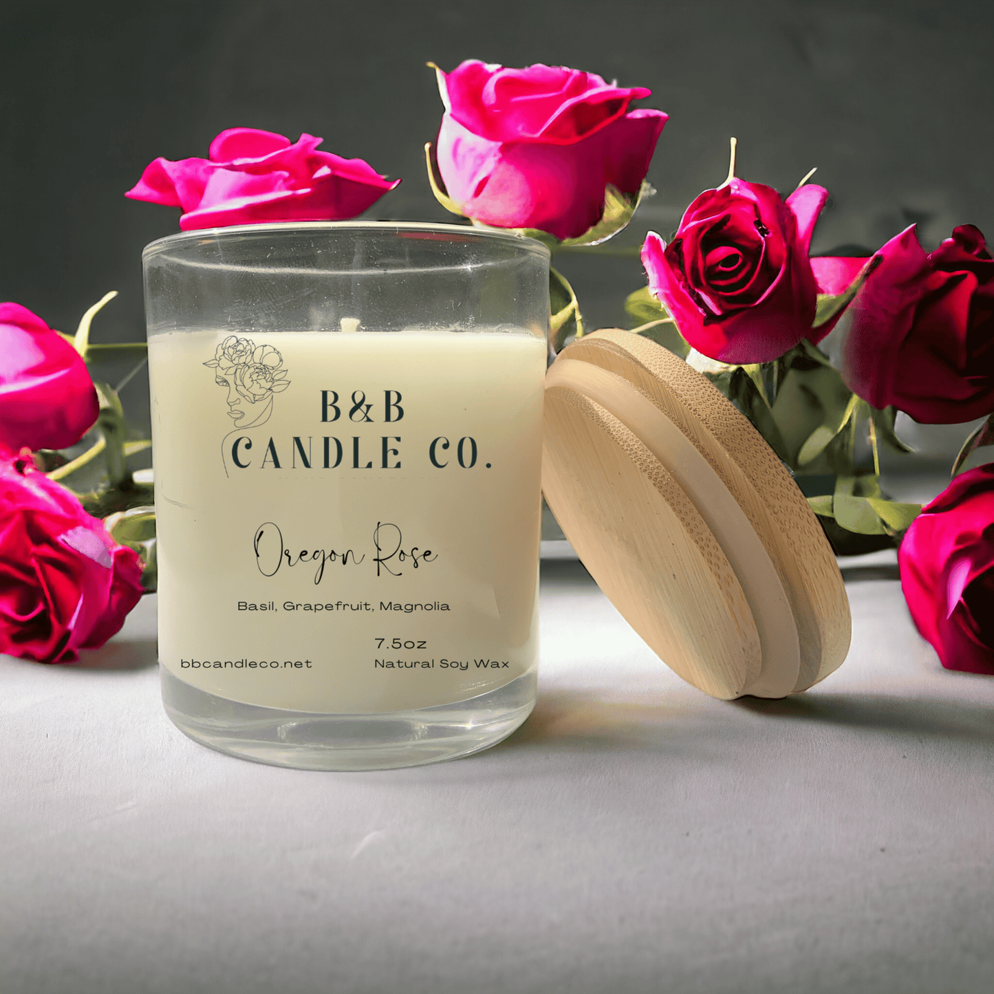 Oregon Rose Scented Candle | Captivating Rose and Fresh Floral Scents Inspired by Oregon's Beauty