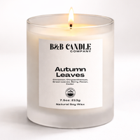 Autumn Leaves Soy Candle | Cinnamon + Green Leaves + Cedar