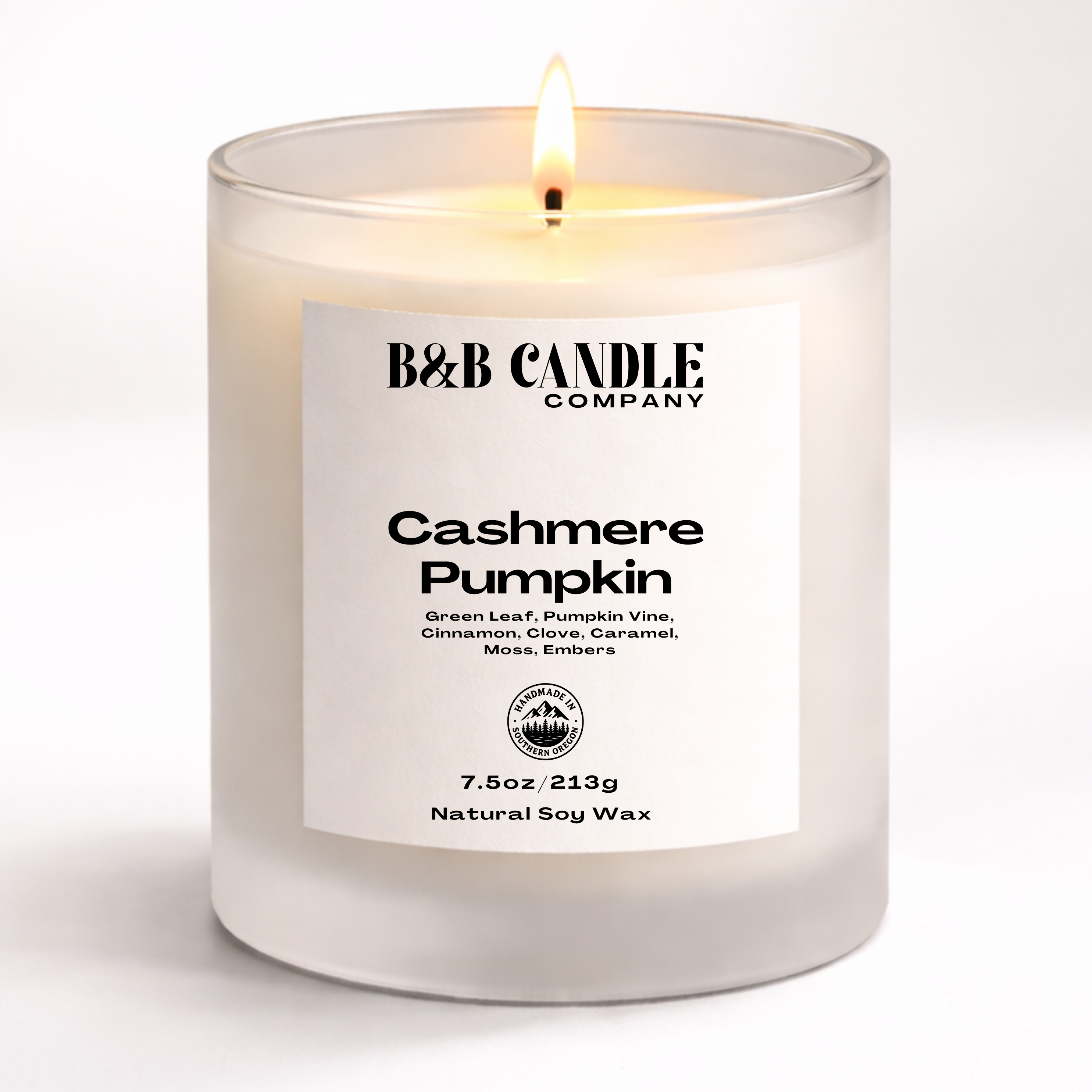 Cashmere Pumpkin Soy Candle | Cozy Pumpkin + Cashmere Fall Candle