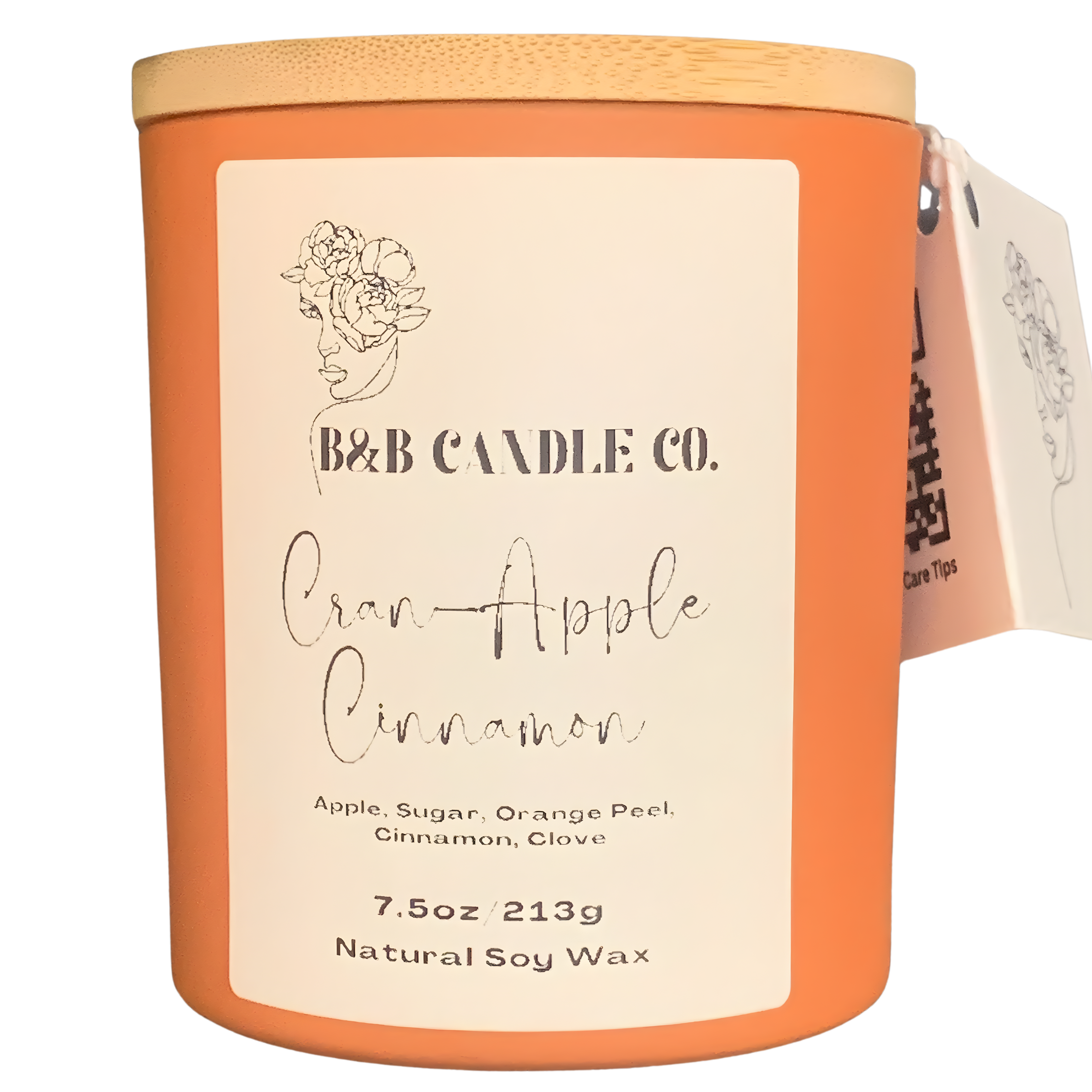 Cran-Apple & Cinnamon – 7.5 oz Fall Soy Candle | B&B Candle Co.