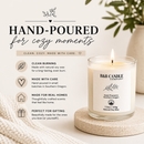 Peachy Mango Soy Candle | Sweet Tropical Tangerine Sandalwood