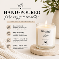 Peachy Mango Soy Candle | Sweet Tropical Tangerine Sandalwood