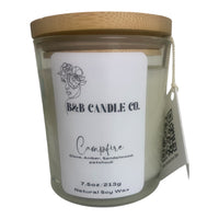 Campfire Scented Candle | Cozy and Warm Aroma for Inviting Home Decor 7.5 Ounce