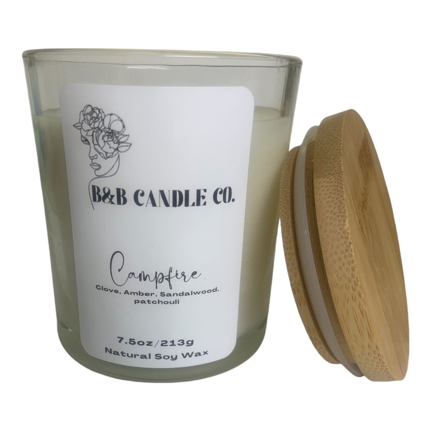 Campfire Scented Candle | Cozy and Warm Aroma for Inviting Home Decor 7.5 Ounce