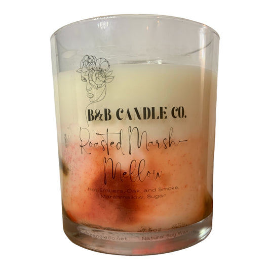 Roasted Marsh-Mellow Scented Candle 7.5oz Aromatic Scented Candle Cozy Fall Aromatherapy