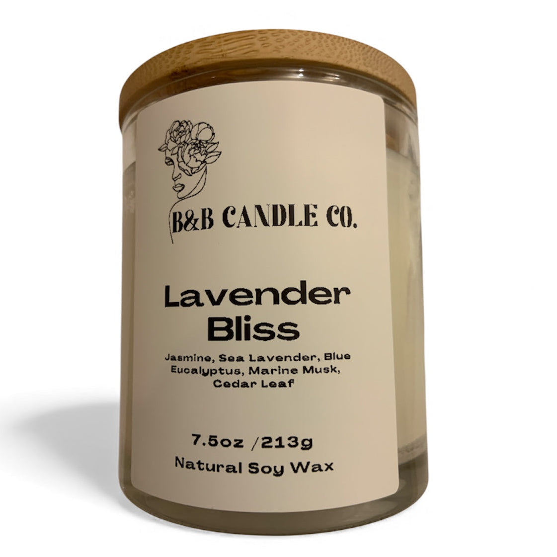 Lavender Bliss - 7.5 oz Soy Candle | Relaxing Floral Aromatherapy