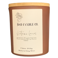 Autumn Leaves – 7.5 oz Fall Scented Candle | B&B Candle Co.