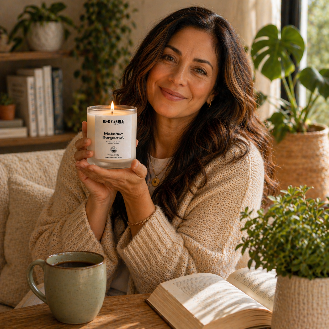 Matcha + Bergamot Soy Candle | Fresh Green Tea + Citrus