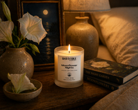Moonflower Nights | 7.5 oz Soy Candle | Jasmine Vanilla + Amber Pear