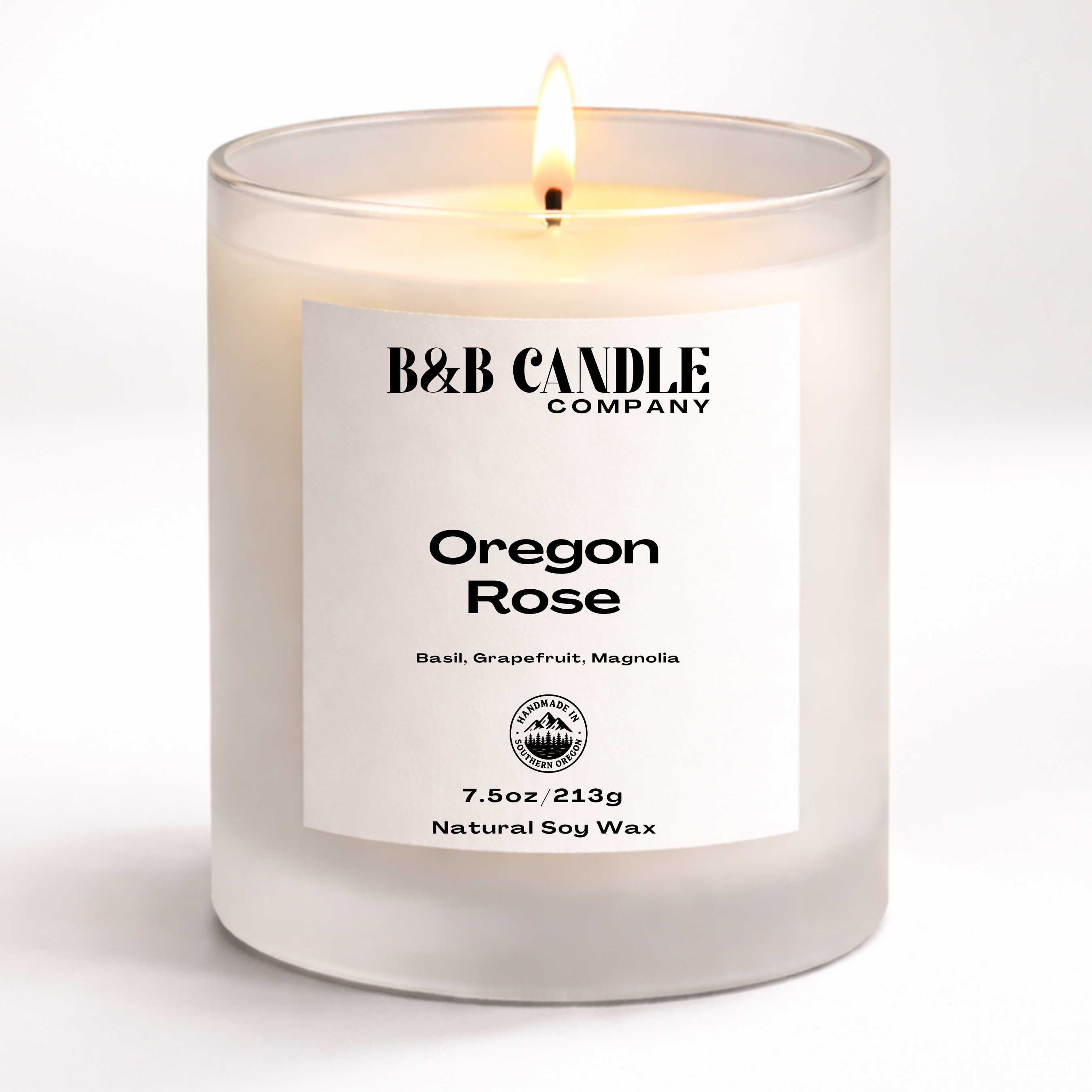 Oregon Rose - 7.5 oz Soy Candle | Classic Floral Home Fragrance