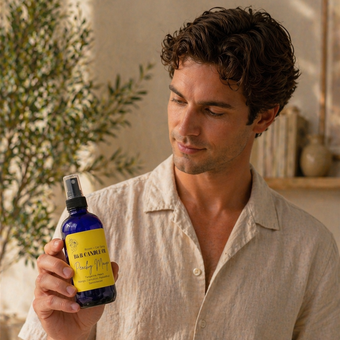 Peachy Mango Room + Car Spray | Sweet Tropical Fruit Mist