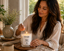 Rest + Relax Scented Candle – Spa Day Aromatherapy Blend – 7.5 oz